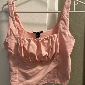 Forever 21 baby pink crop top